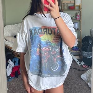 “Saturday” graphic tee